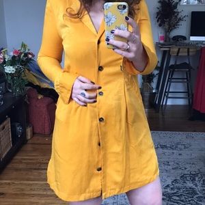 Dreamy Yellow Free People Dress / Blazer